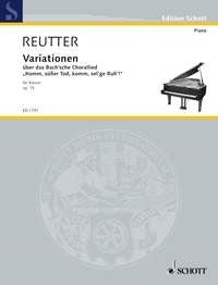 Johann Sebastian Bach_Hermann Reutter: Variationen op. 15 (Piano)