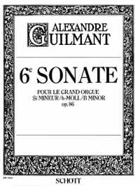 Guilmant: Sonate No. 6 h-Moll h-Moll op. 86/6 (Orgel) afbeelding 2