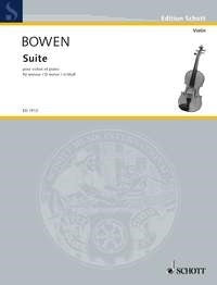 Bowen: Suite in d-Moll d-Moll op. 28 (Viool, Piano)