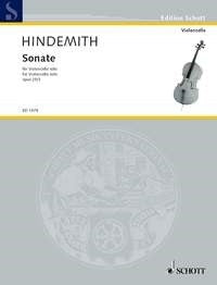 Paul Hindemith: Sonate op. 25/3 (Cello)
