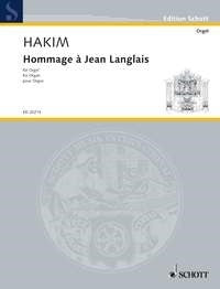 Hakim: Hommage à Jean Langlais (Orgel) afbeelding 2