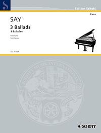 Fazil Say: 3 Balladen op. 12 (Piano)