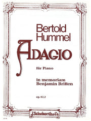 Bertold Hummel: Adagio op. 62, 2 (Piano)