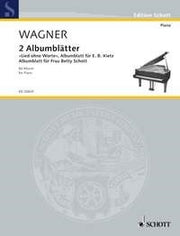 Richard Wagner: 2 Albumblätter (Piano)