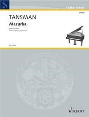 Alexandre Tansman: Mazurka (Piano)