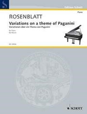 Niccolò Paganini_Alexander Rosenblatt: Variationen über ein Thema von Paganini (Piano)