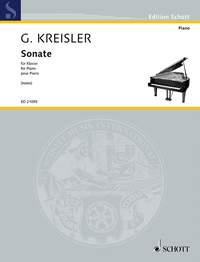 Georg Kreisler: Sonate (Piano)