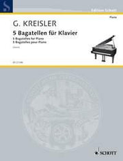 Georg Kreisler: Fünf Bagatellen (Piano)