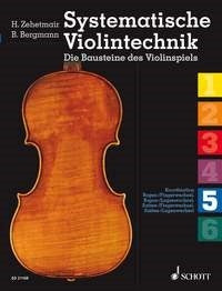 Bergmann: Systematische Violintechnik Band 5 (Viool)