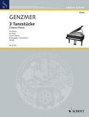 Harald Genzmer: 3 Tanzstücke (Piano)