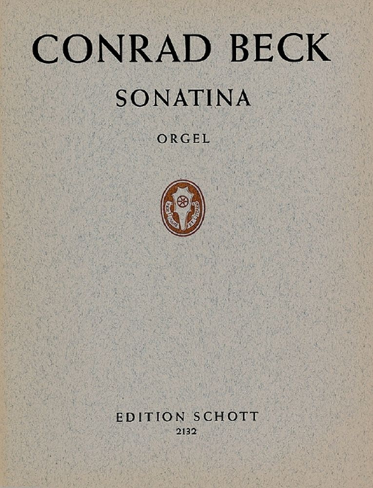 Beck: Sonatina (Orgel) afbeelding 2