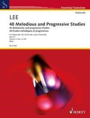 Sebastian Lee: 40 Melodische und progressive Etüden op. 31 Band 2 (Cello)