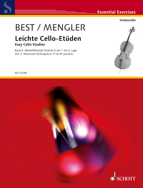 Leichte Cello-Etüden Band 2 (Cello)