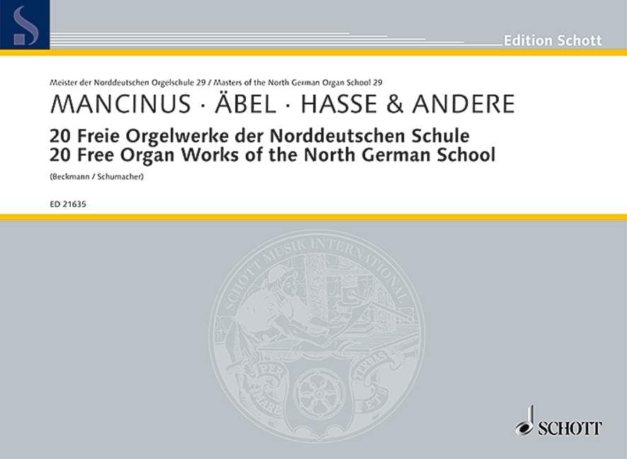 Mancinus: 20 Freie Orgelwerke der Norddeutschen Schule Band 29 (Orgel) afbeelding 2