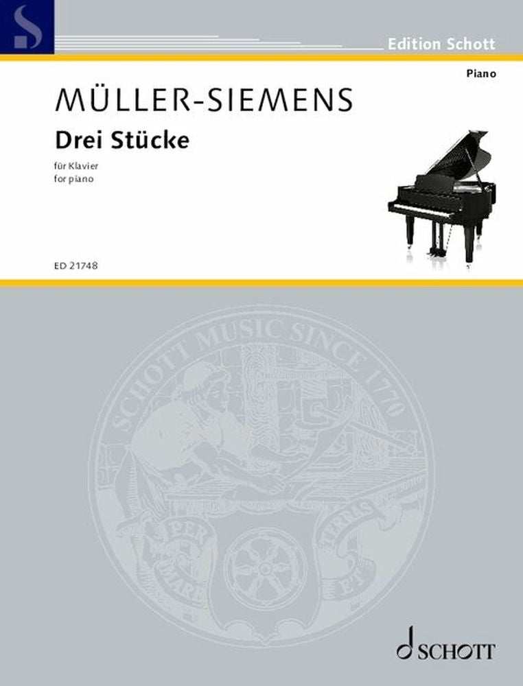 Detlev Müller-Siemens: Drei Stücke (Piano)