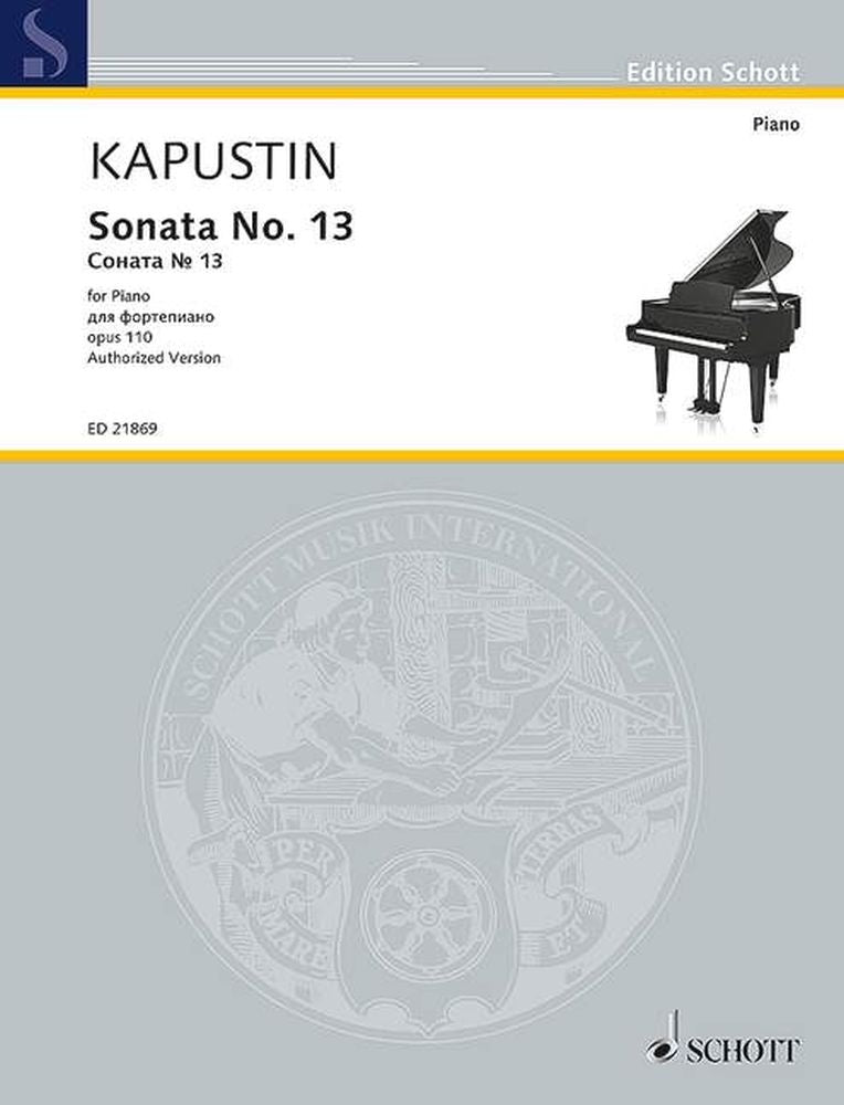Nikolai Kapustin: Sonata No. 13 op. 110 (Piano) afbeelding 2