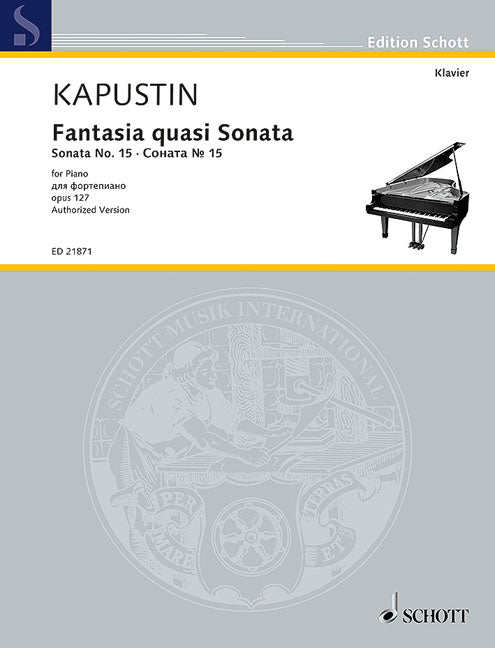 Nikolai Kapustin: Fantasia quasi Sonata op. 127 (Piano) afbeelding 2