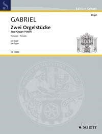 Gabriel: Zwei Orgelstücke (Orgel) afbeelding 2