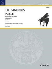 Renato de  Grandis: Präludien Band 1 (Piano)