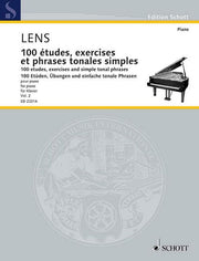 Nicholas Lens: 100 Etüden, Übungen und einfache tonale Wendungen Band 2 (Piano)