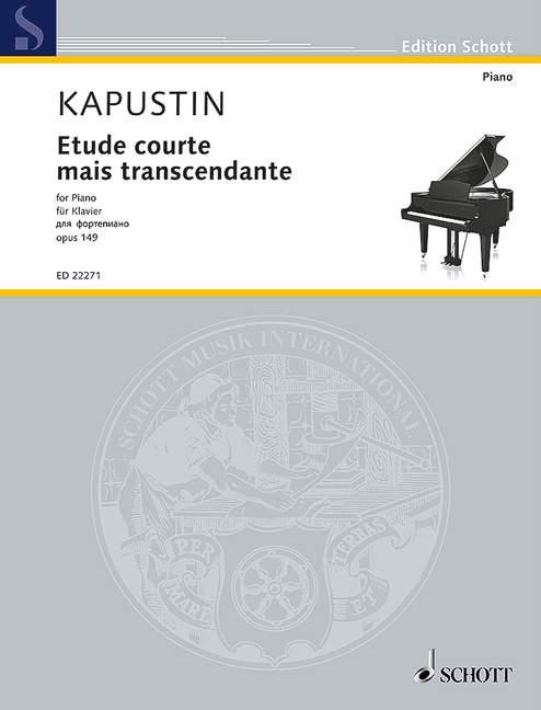 Nikolai Kapustin: Etude courte mais transcendante op. 149 (Piano)