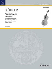 Wolfgang Koehler: Variationen (Cello, Piano)