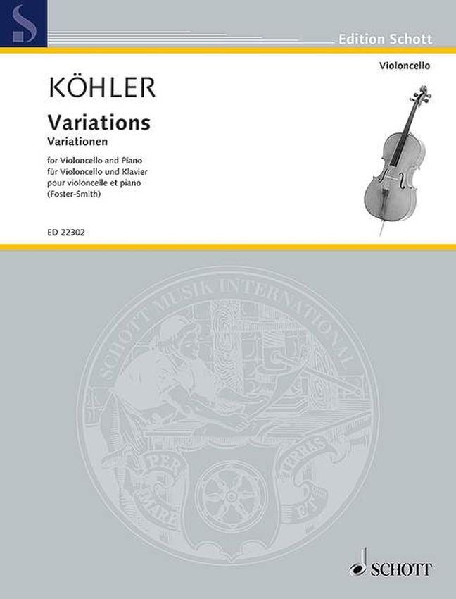 Wolfgang Koehler: Variationen (Cello, Piano)