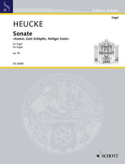 Heucke: Sonate Komm, Gott Schöpfer, Heiliger Geist op. 78 (Orgel)