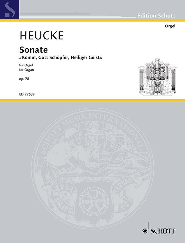 Heucke: Sonate Komm, Gott Schöpfer, Heiliger Geist op. 78 (Orgel)