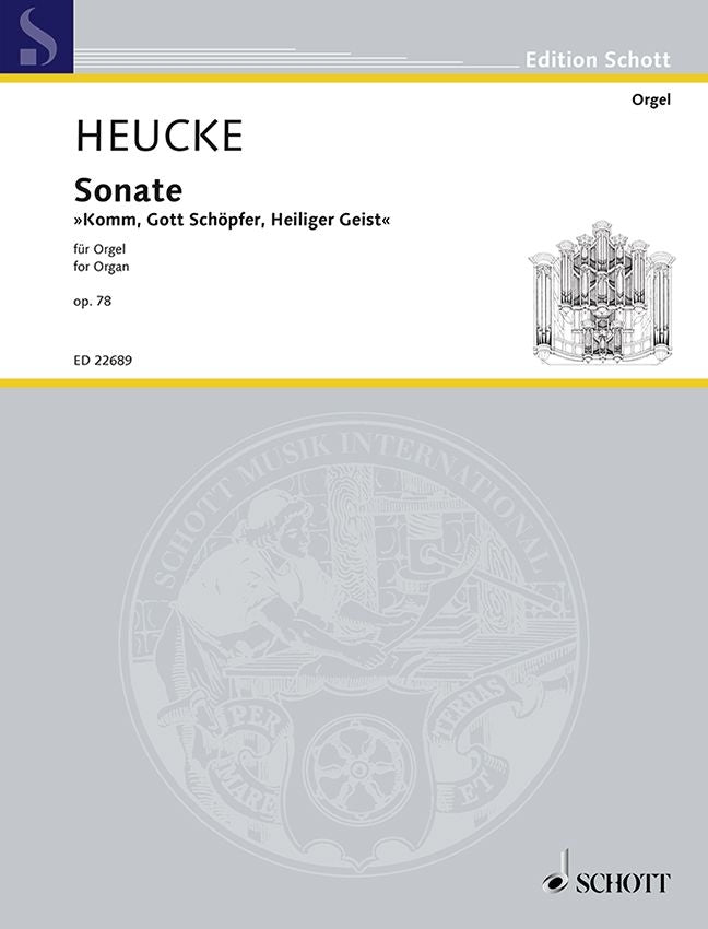 Heucke: Sonate Komm, Gott Schöpfer, Heiliger Geist op. 78 (Orgel) afbeelding 2