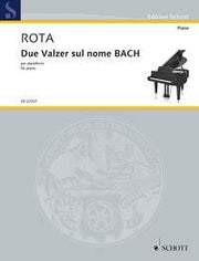 Nino Rota: Due Valzer sul nome BACH (Piano)