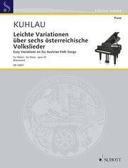 Leichte Variationen über sechs österreichische Volkslieder (Piano)