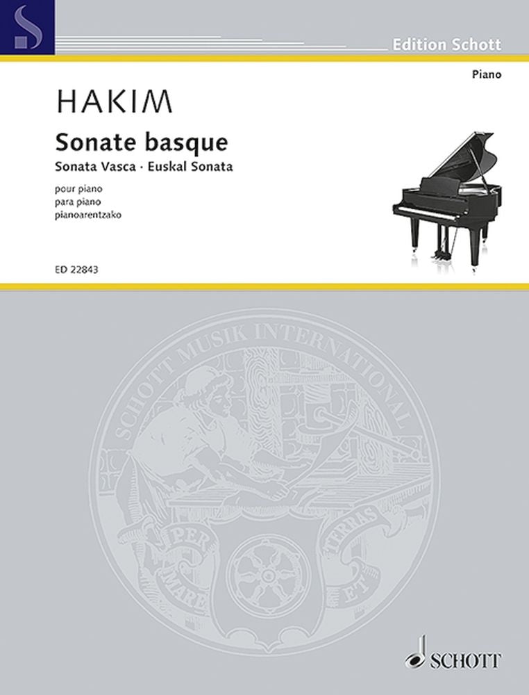 Naji Hakim: Sonate basque (Piano)