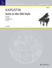 Suite in the Old Style F-Dur op. 28 (Piano)