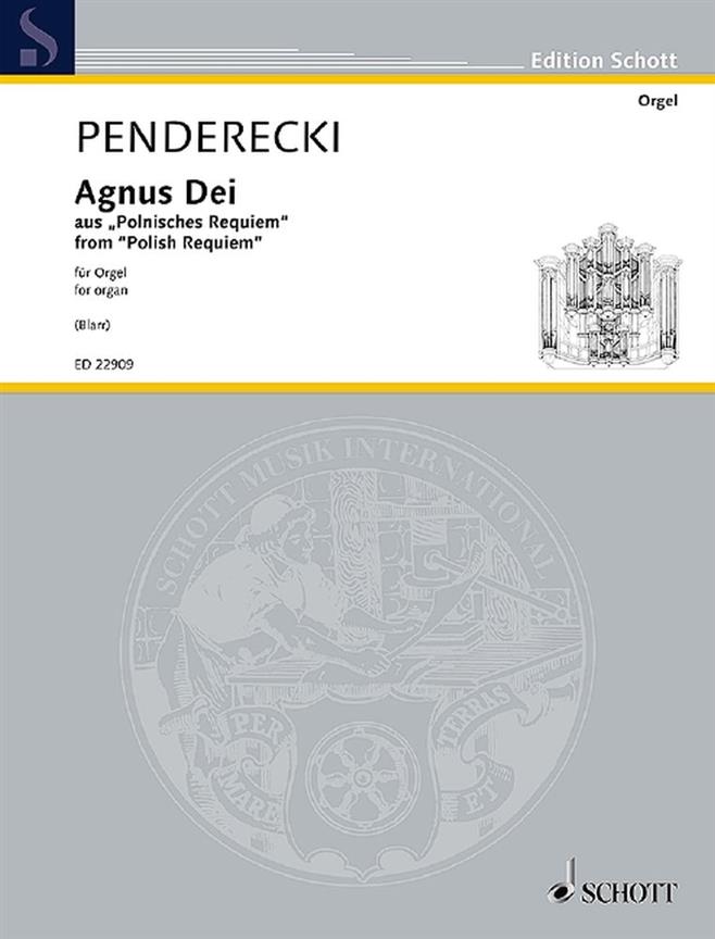 Penderecki: Agnus Dei (Orgel)