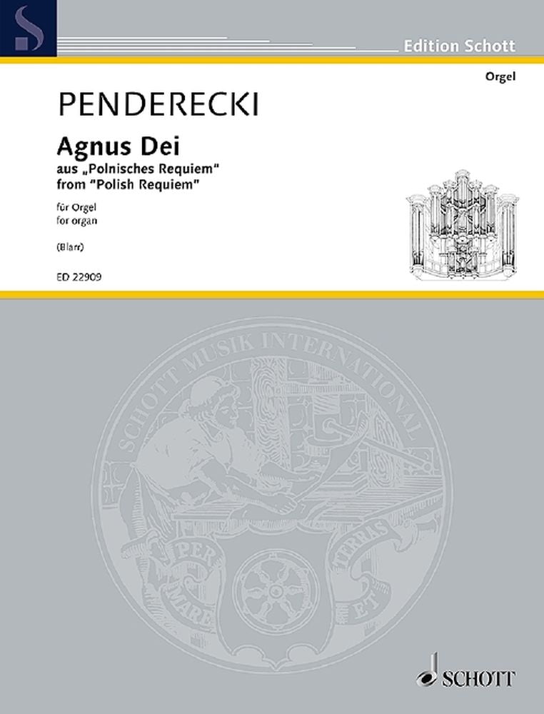 Penderecki: Agnus Dei (Orgel) afbeelding 2