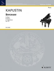 Nikolai Kapustin: Berceuse op. 65 (Piano)