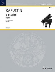 Nikolai Kapustin: 3 Etudes op. 67 (Piano)