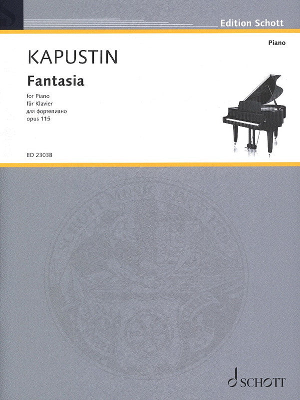 Nikolai Kapustin: Fantasia op. 115 (Piano)