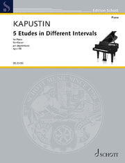 Nikolai Kapustin: 5 Etudes in Different Intervals op. 68 (Piano)