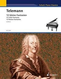 Georg Philipp Telemann: 12 kleine Fantasien (Piano) afbeelding 2