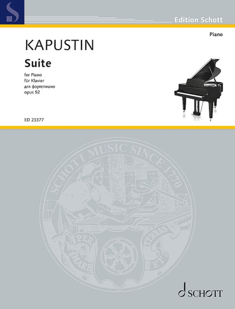 Nikolai Kapustin: Suite op. 92 (Piano)