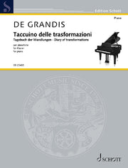 Renato de Grandis: Tagebuch der Wandlungen, in Form einer Chaconne (Piano)