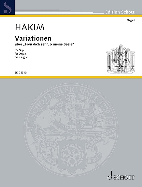 Hakim: Variationen (Orgel) afbeelding 2