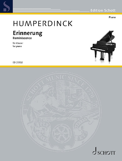 Engelbert Humperdinck: Erinnerung (Piano)