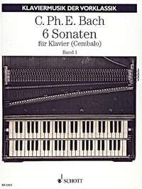 Johann Sebastian Bach: 6 Sonaten Band 1 (Piano) afbeelding 2