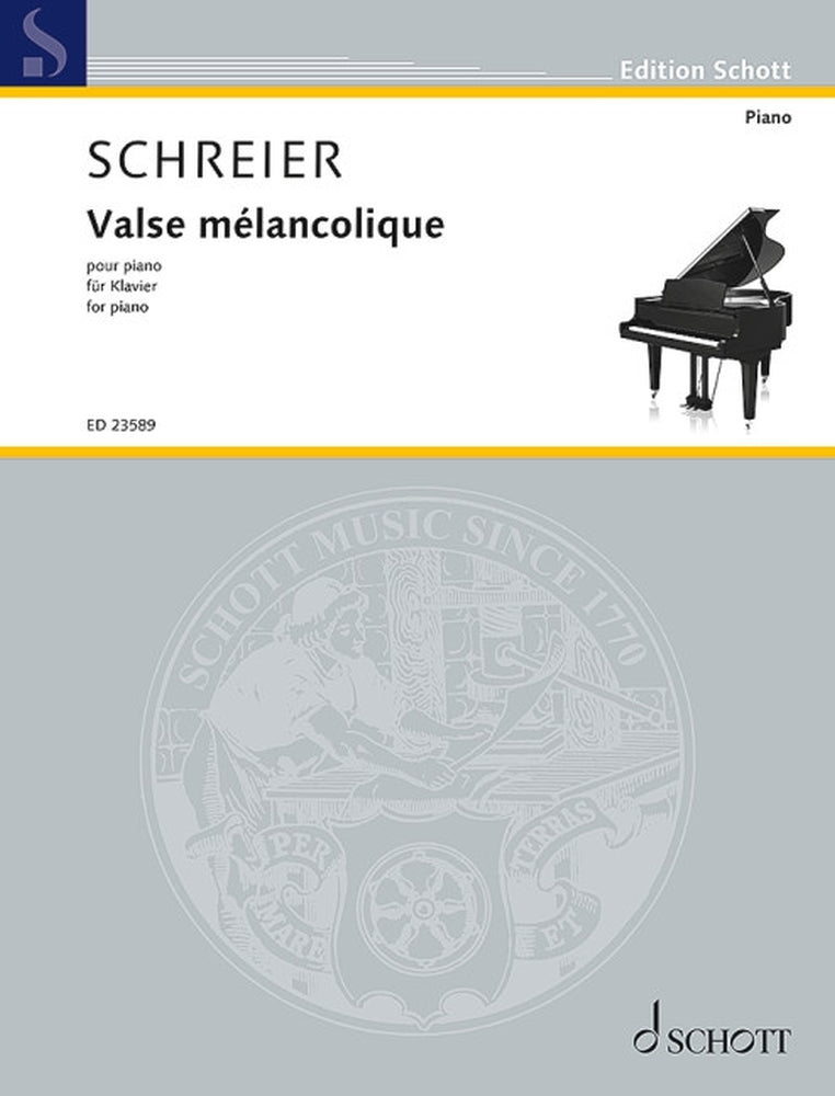 Anno Schreier: Valse mélancolique (Piano)