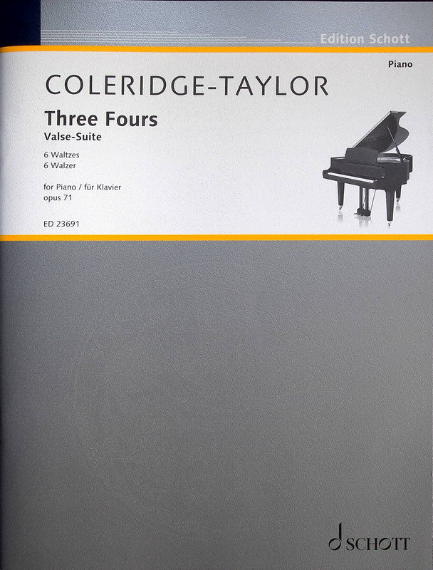 Samuel Coleridge-Taylor: Three Fours op. 71 (Piano)