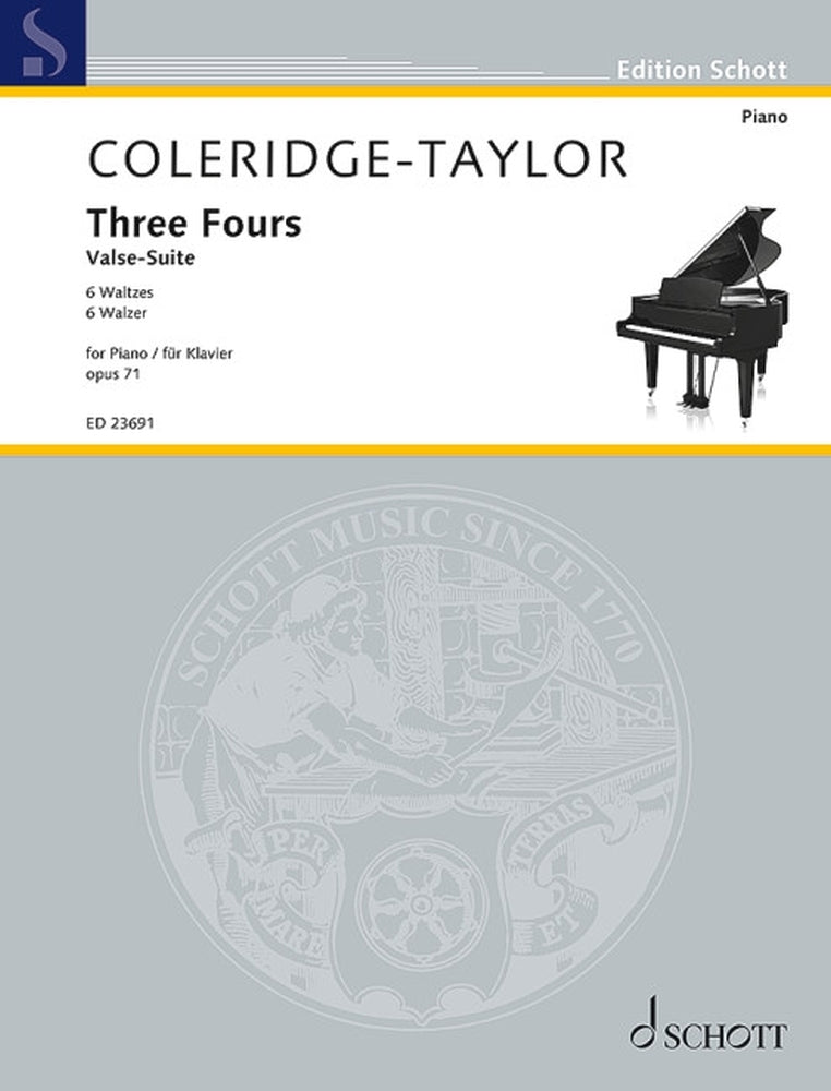 Samuel Coleridge-Taylor: Three Fours op. 71 (Piano) afbeelding 2