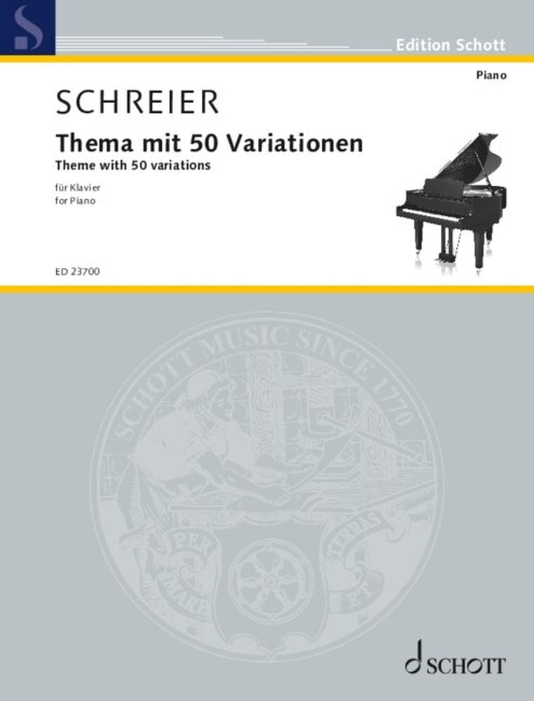 Anno Schreier: Thema mit 50 Variationen (Piano)